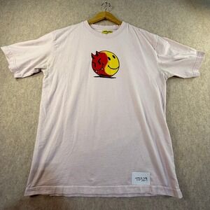 Market x Smiley Devil Face Graphic T-Shirt Mens Large Streetwear Tee
